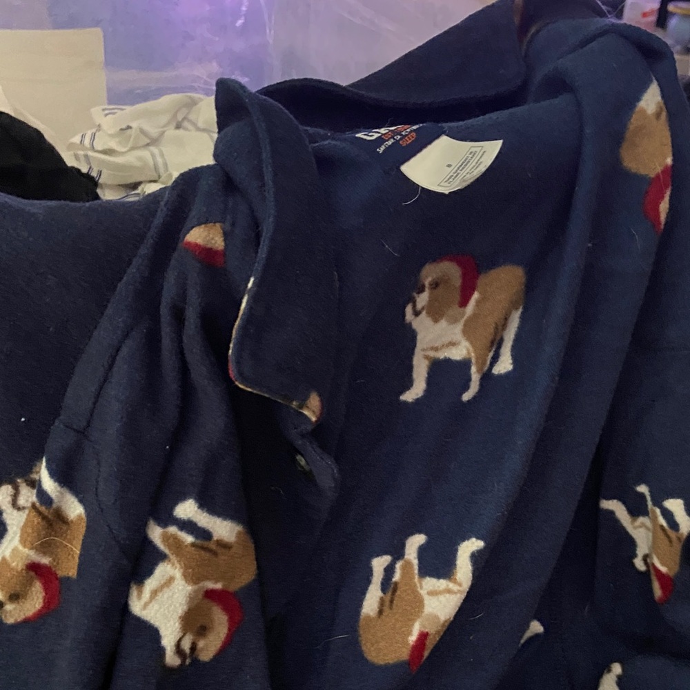 GAP Navy Puppy Print Sleep set